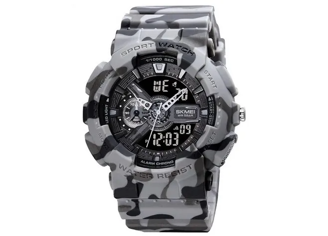 Часи наручні Skmei 1688CMGY Camo Gray Фото 1