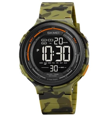 Наручний годинник Skmei 1841CMGN Army Green Camo Фото 1