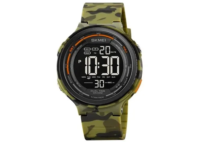 Наручний годинник Skmei 1841CMGN Army Green Camo Фото 1