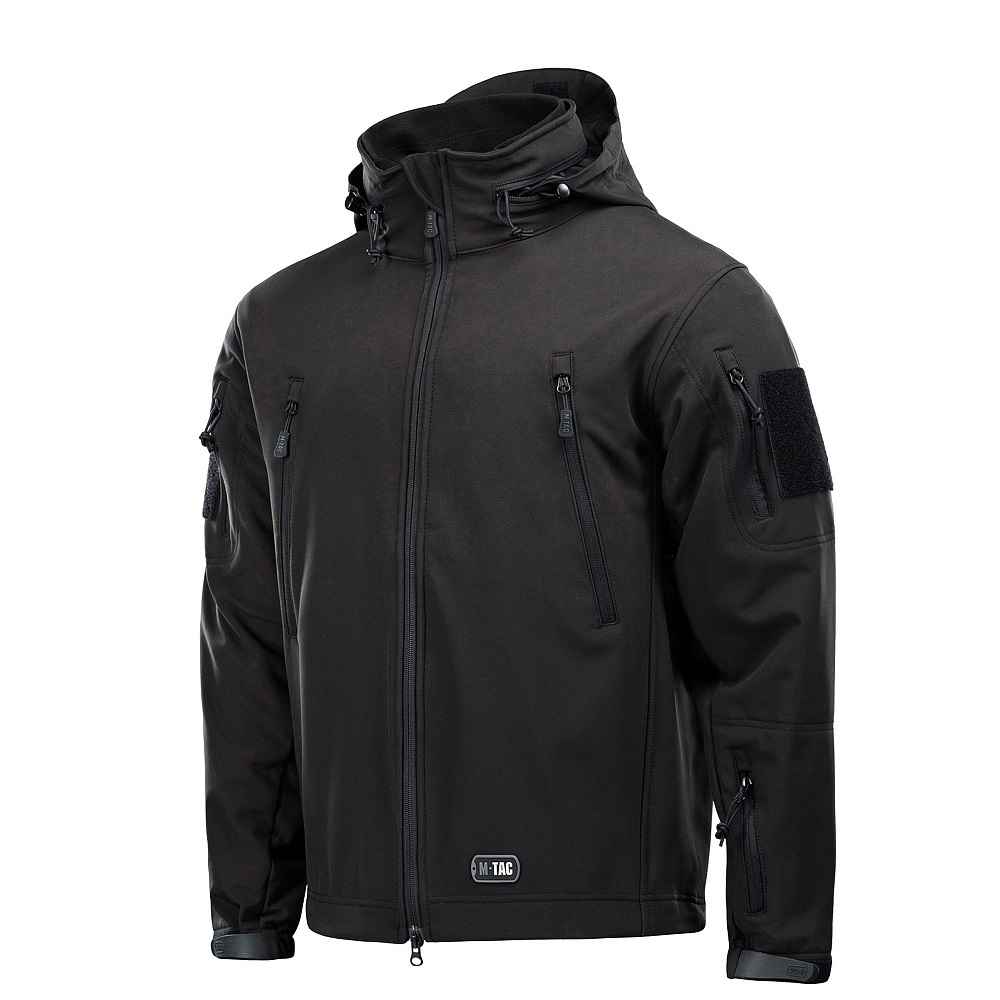 Куртка M-Tac Soft Shell с подстёжкой Black Фото 1