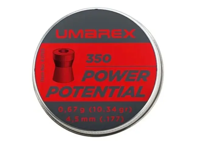 Кулі Umarex Power Potential 0.67 грам, 350 шт к.4.5 мм Фото 1