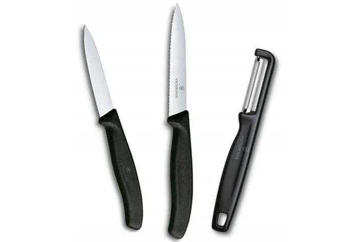 Набір для чищення овочів Victorinox Swiss Classic 3шт чорн 6.7113.33 Фото 1