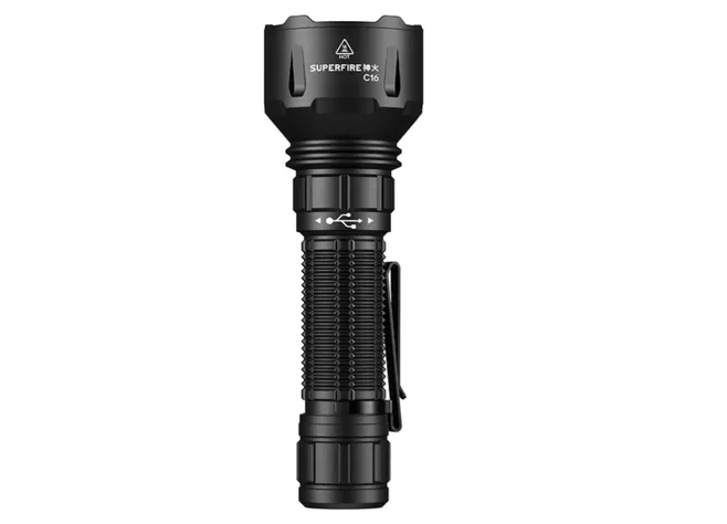 Ліхтар Superfire C16 Black Фото 1
