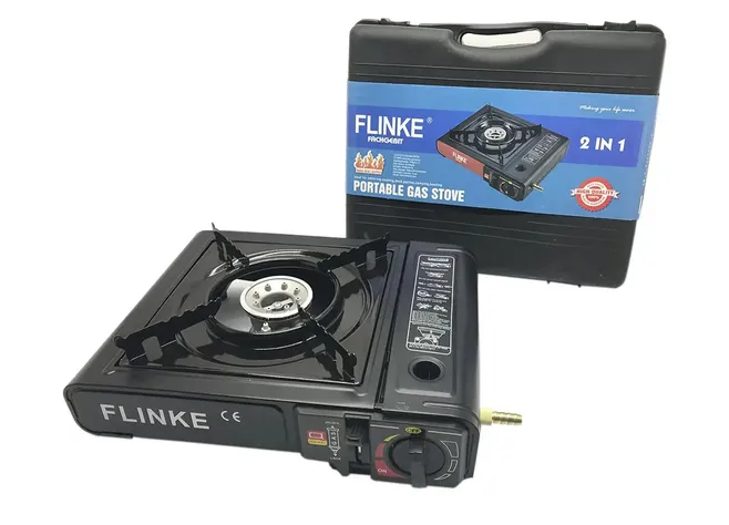Плита портативная газовая Flinke с переходником Фото 1