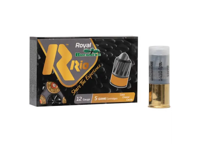 Патрон RIO Royal Bala Brenneke кал. 12/70 куля Brenneke Classic маса 32 г Фото 1