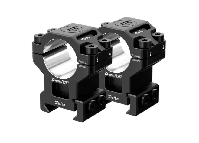 Кільця Discovery Scope Mount Rings 7075AL (25.4 мм) Medium ВН - 19.3 мм Фото 1