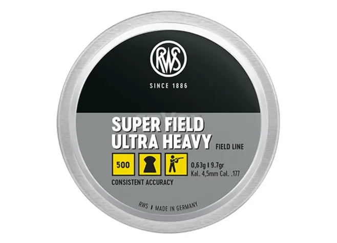 Кульки RWS SuperField UltraHeavy 0,63 гр.500 шт кал.4,5 мм Фото 1