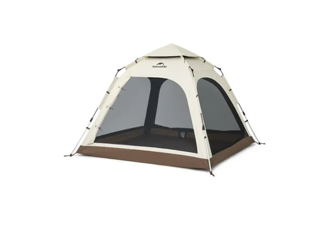 Палатка четырехместная автоматическая Naturehike Ango CNK2550WS010, коричневая Фото 1