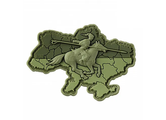 Нашивка M-Tac Козацька Україна 3D PVC Olive Фото 1