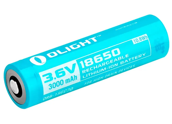 Акумулятор батарея Olight 18650 Li-Ion 3000mAh для H2R Фото 1