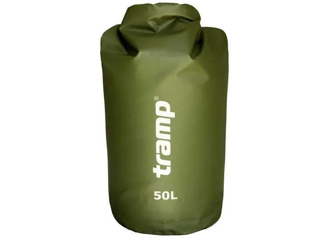 Гермомешок Tramp PVC 50 л UTRA-068 Оливковый Фото 1