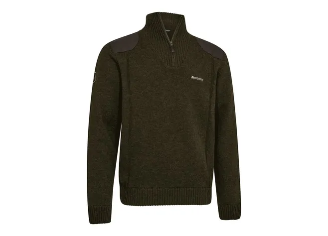 Свитер DeerHunter Finley ½-Zip (339 Woodland Melange) Фото 1