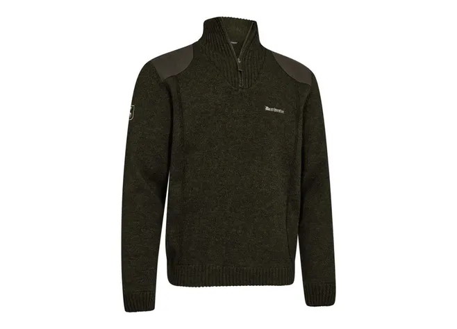 ¶Svetr DeerHunter Finley ½-Zip (594 Ridgewood Melange) Svetr Finley z napivzstibkoyu – tse element h Фото 1