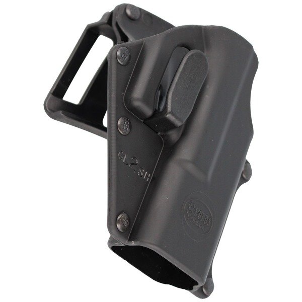 Кобура Fobus для Glock 17/19 с креплением на ремень/кнопкой фиксации скобы спускового крючка Фото 1