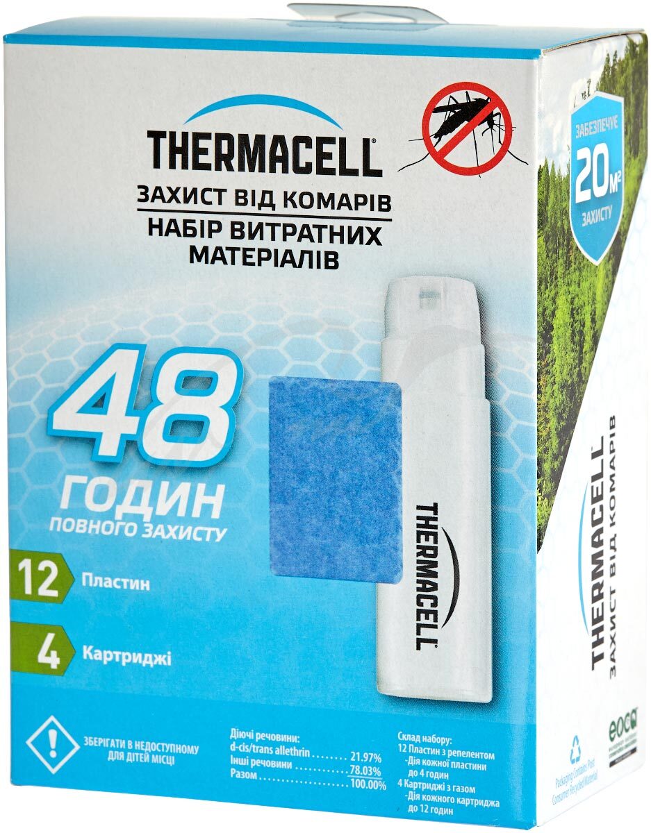 Картридж Thermacell R-4 Mosquito Repellent refills 48 ч. Фото 1
