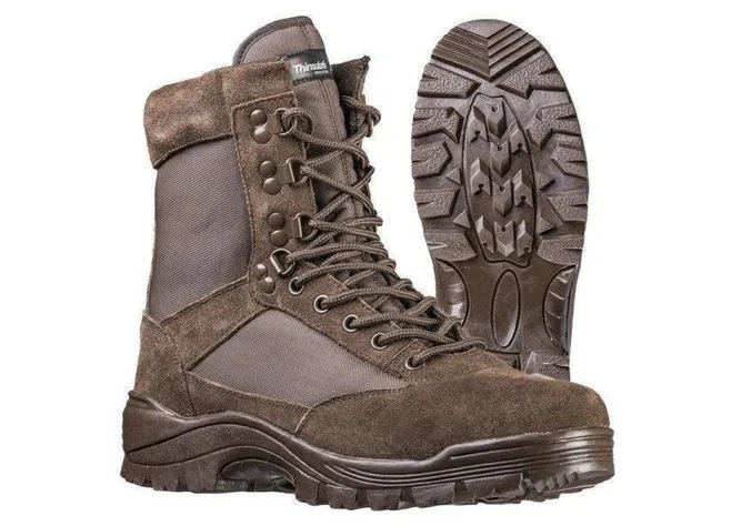 Черевики Mil-Tec Teesar YKK brown Фото 1