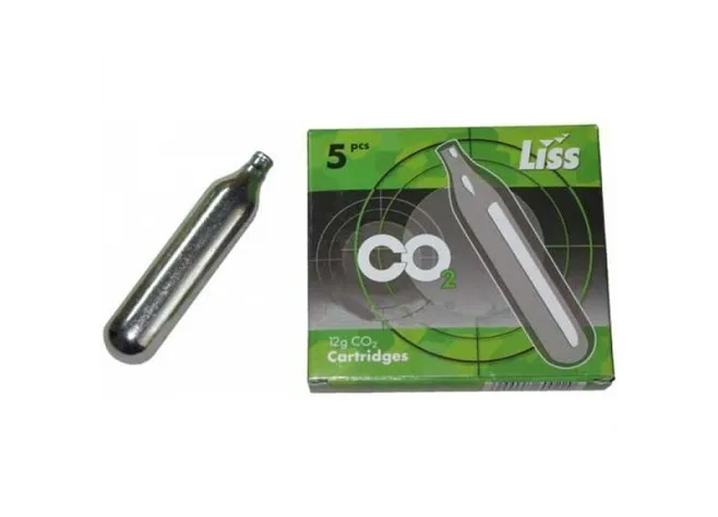 Балон CO2 Liss 12g 5шт/уп Фото 1
