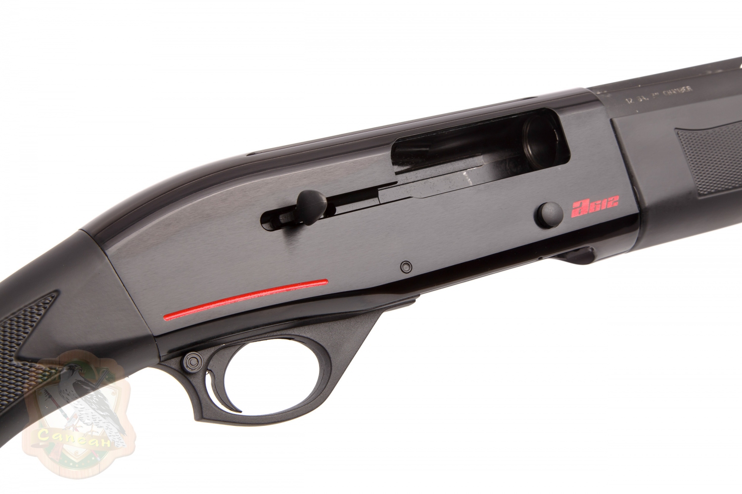 Рушниця Armsan A612 S Red Line 12/76cm SoftTouch Black Synthetic Фото 4