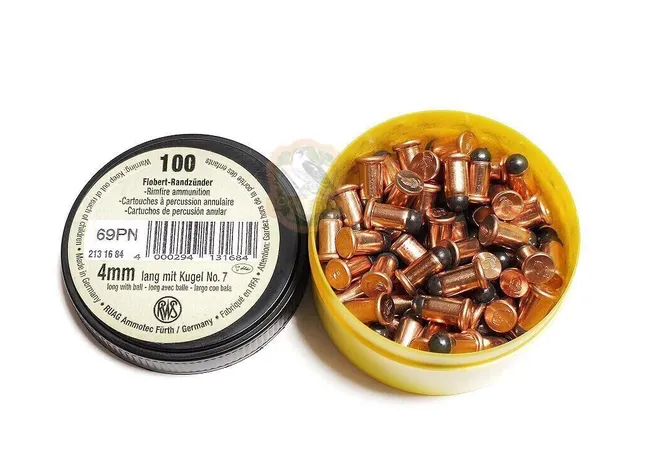 Патрон Флобера DYNAMIT Flobert Cartridges кал. 4 мм ball №7 Фото 1