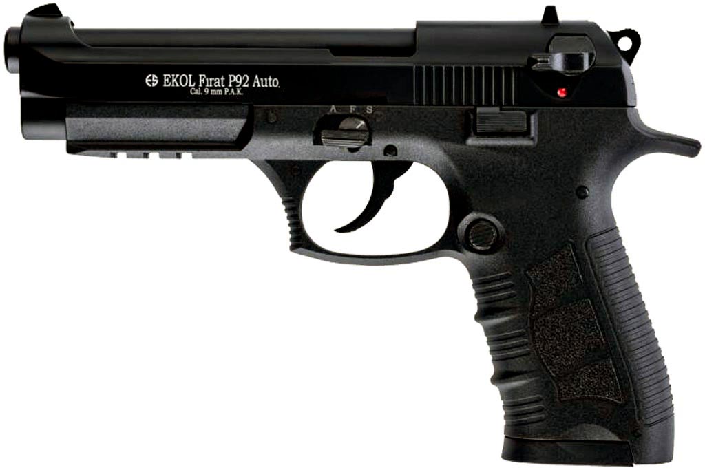Шумовой пистолет EKOL Firat P92 Auto Black Фото 1
