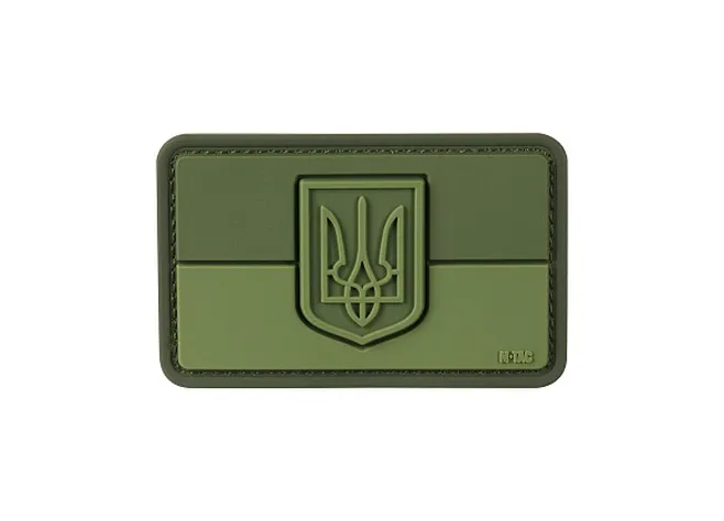 Нашивка M-Tac Прапор України с гербом у центрі PVC Olive Фото 1