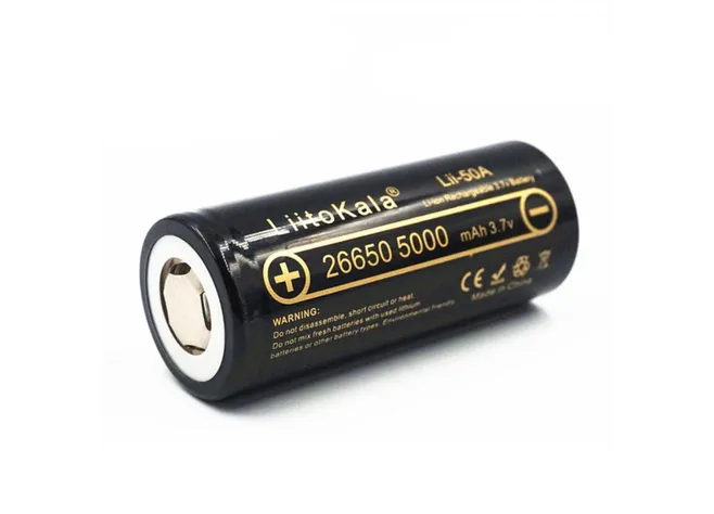 Акумулятор Liitokala 26650 Lii-50A JT 5000 mAh Фото 1
