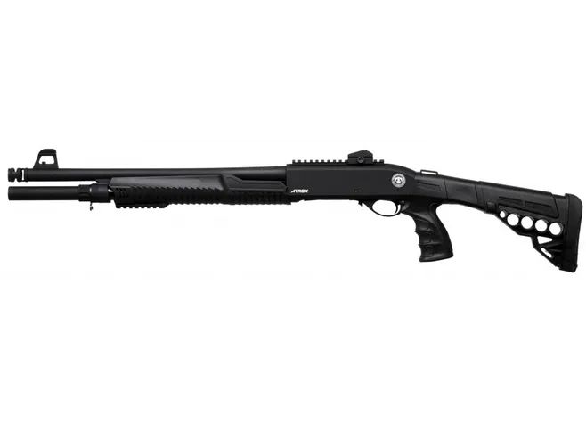 Рушниця Huglu ATROX Tactic Black Telescopic Stock 12/46 см Фото 2