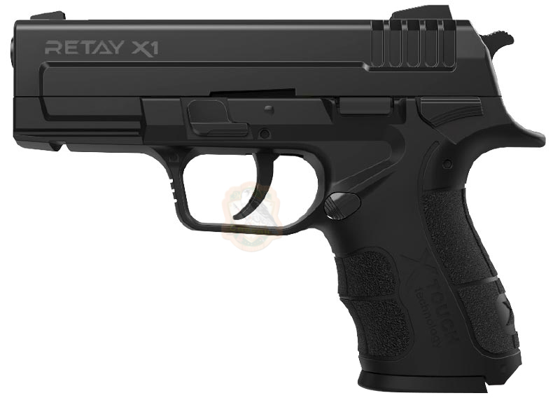 Пистолет стартовый Retay X1 кал. 9 мм. Цвет - black Фото 1
