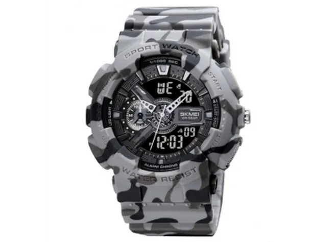 Годинник тактичний SKMEI 1688 Grey-Black Military Фото 1