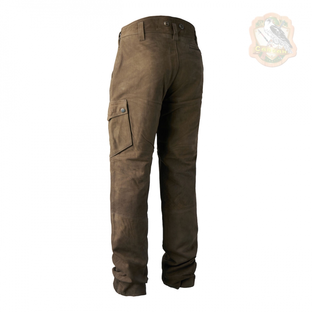 Штани шкіряні DeerHunter Strasbourg Leather (551 Brown) Фото 3