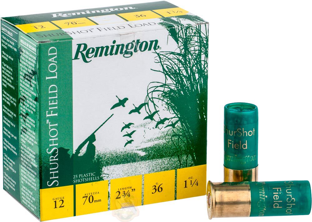 Патрон Remington Shurshot Field Load кал. 12/70 дробь №5 36 г Фото 1