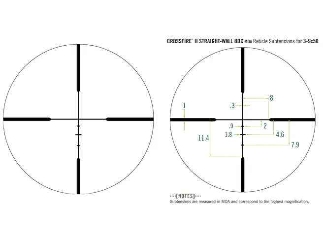 Приціл Vortex Crossfire II 3-9x50 SFP Straight-Wall BDC Фото 3