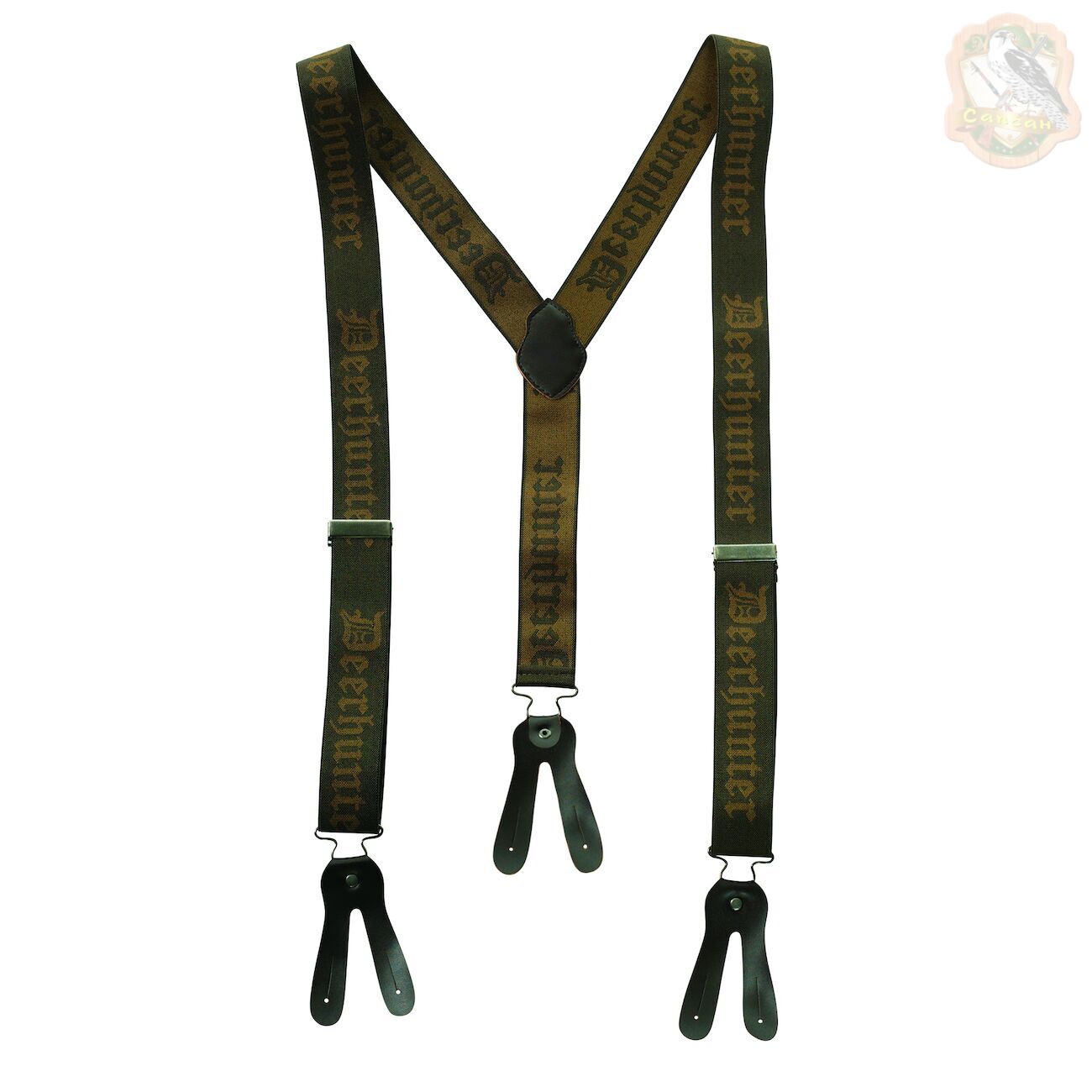 Подтяжки DeerHunter Logo Braces for Buttons (376 Art Green) Фото 1