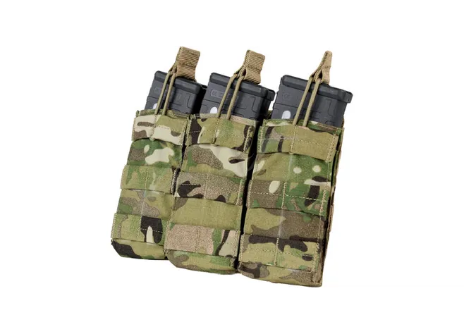 Підсумок Condor Triple M4/M16 Open Top Mag Pouch. Multicam Фото 1
