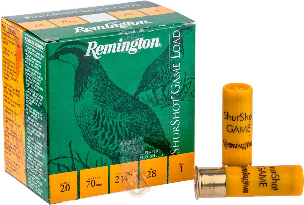 Патрон Remington Shurshot Load Game кал. 20/70 дробь №5 28 г Фото 1