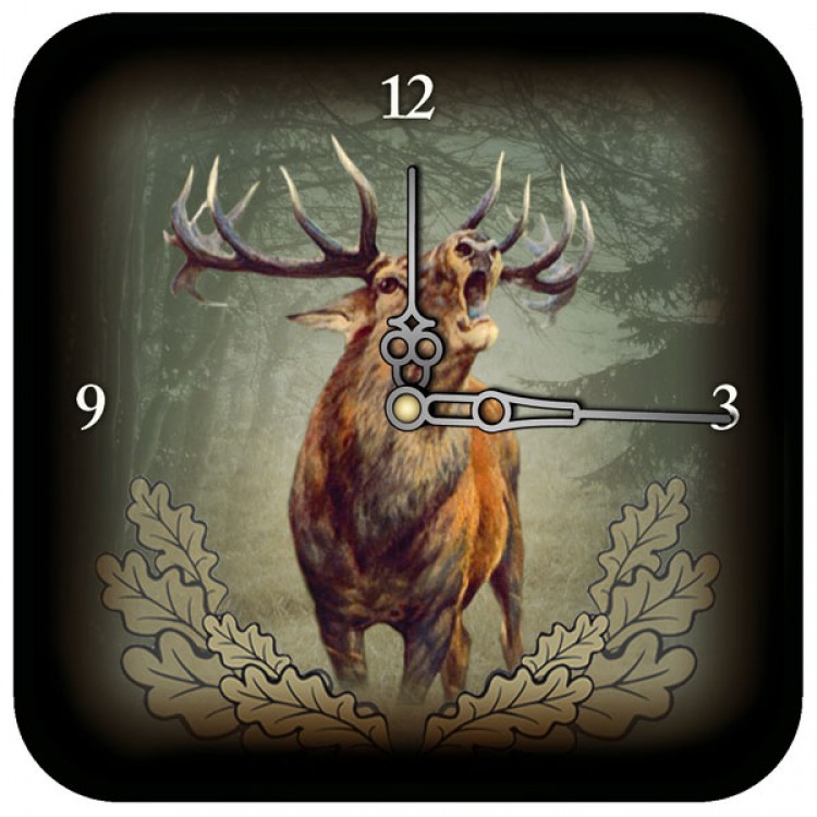 Настінний годинник Wild Zone 18x18cм Фото 1