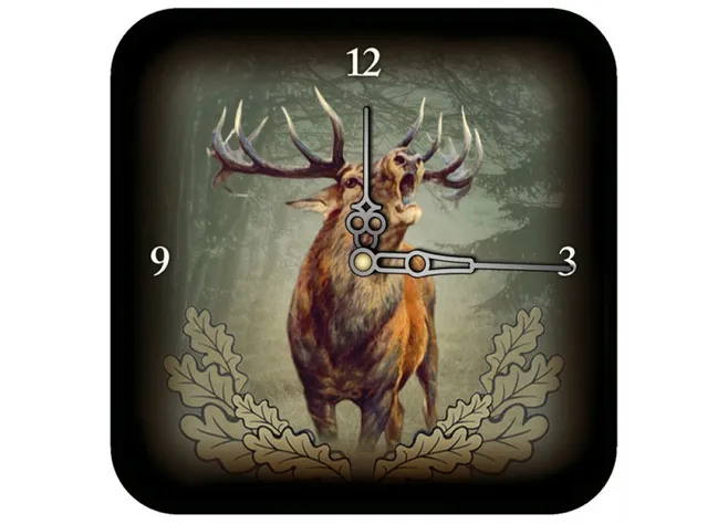 Настінний годинник Wild Zone 18x18cм Фото 1