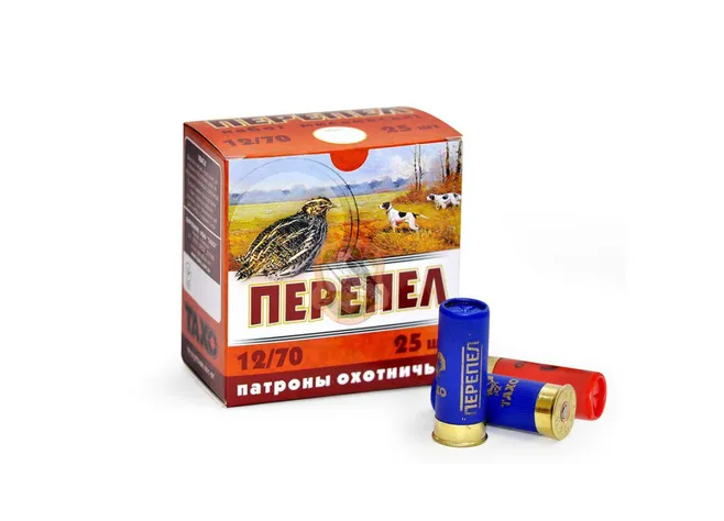 Набій Тахо "Перепіл" кал.12х70 №9 24г Фото 1