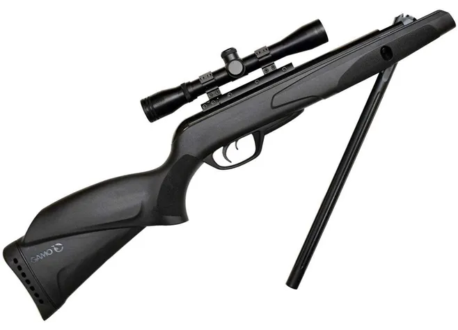 Пневматическая винтовка Gamo Black Cat 1400 с прицелом 4х32 кал.4,5мм Фото 3