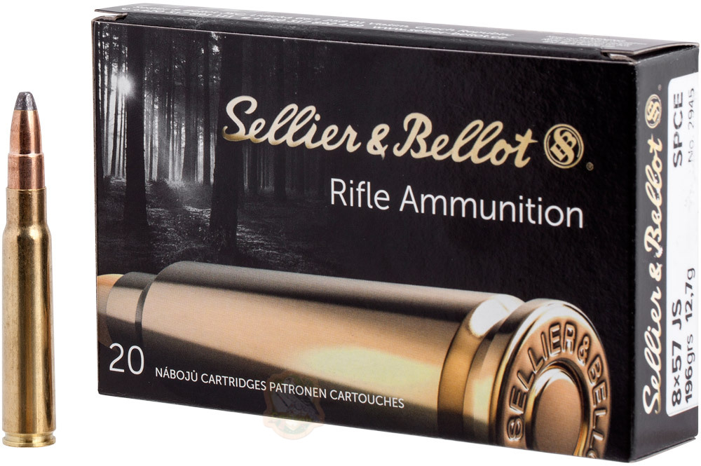 Патрон Sellier & Bellot кал. 8x57 JS пуля SPCE масса 12,7 г/ 196 гран Фото 1