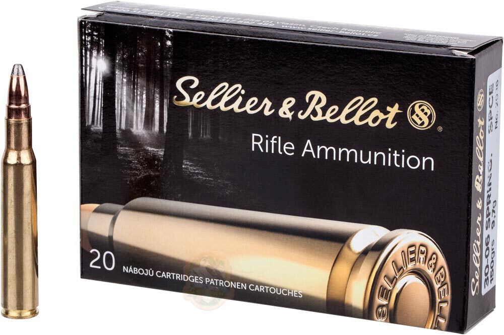 Патрон Sellier & Bellot кал. 30-06 Sprg пуля SPCE масса 9,7 г/ 150 гран Фото 1