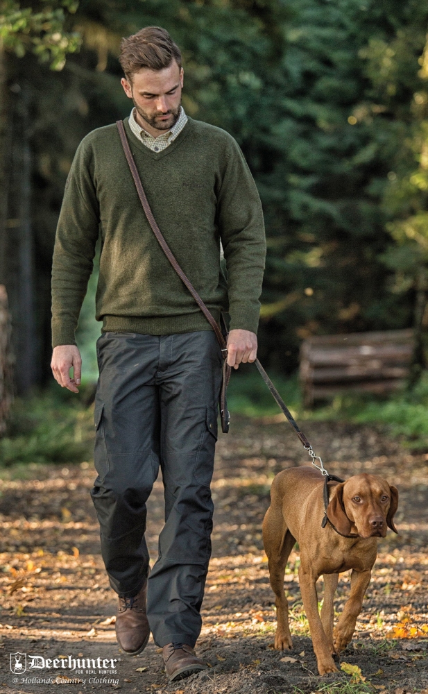 Кофта DeerHunter Brighton Knit V-neck (331 Green) Фото 2