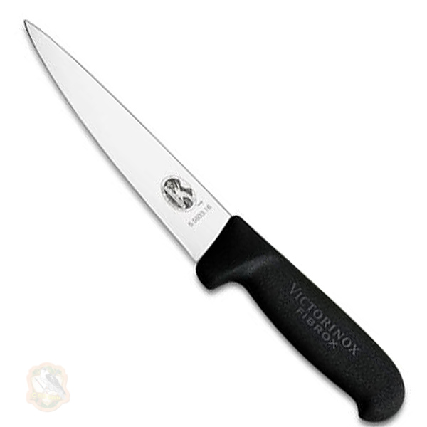 Ніж обробний Victorinox Fibrox 14 см, чорний Фото 1