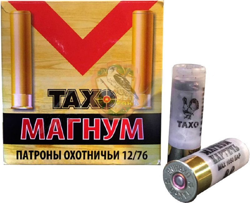 Набій Taxo Magnum кал. 12х70 картечь 6,2/6,5 мм Фото 1