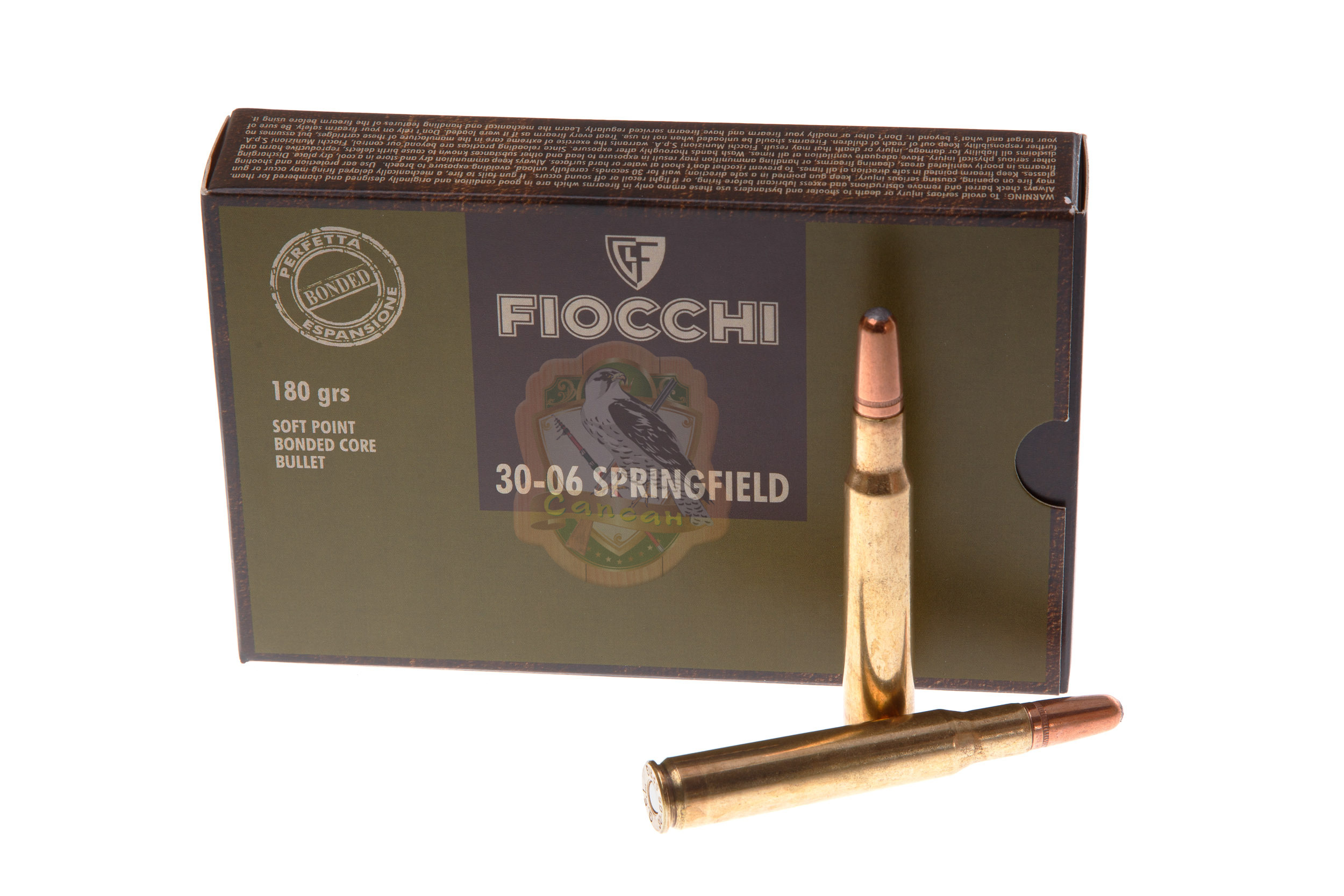 Набій нарізний Fiocchi 30-06 Sprg SP 11,7 гр Фото 1