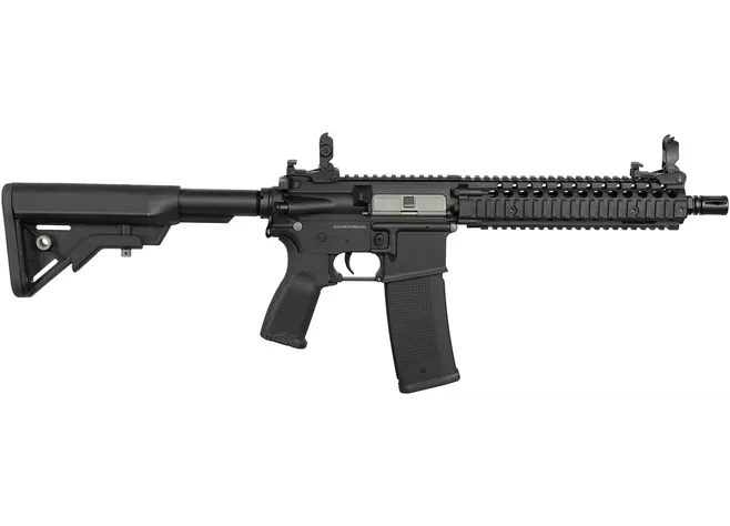 Страйкбольна гвинтівка Evolution Recon Superlite MK18 Mod 1 10.8" Carbontech AEG 6 мм Black Фото 1