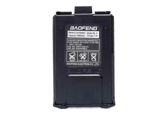 Акумулятор 1800mAh BAOFENG UV-5R Фото 1