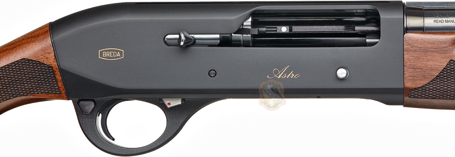 Рушниця Breda Astro Black кал. 12/76. Ствол - 71 см. нікельований затвор, горіх Фото 3
