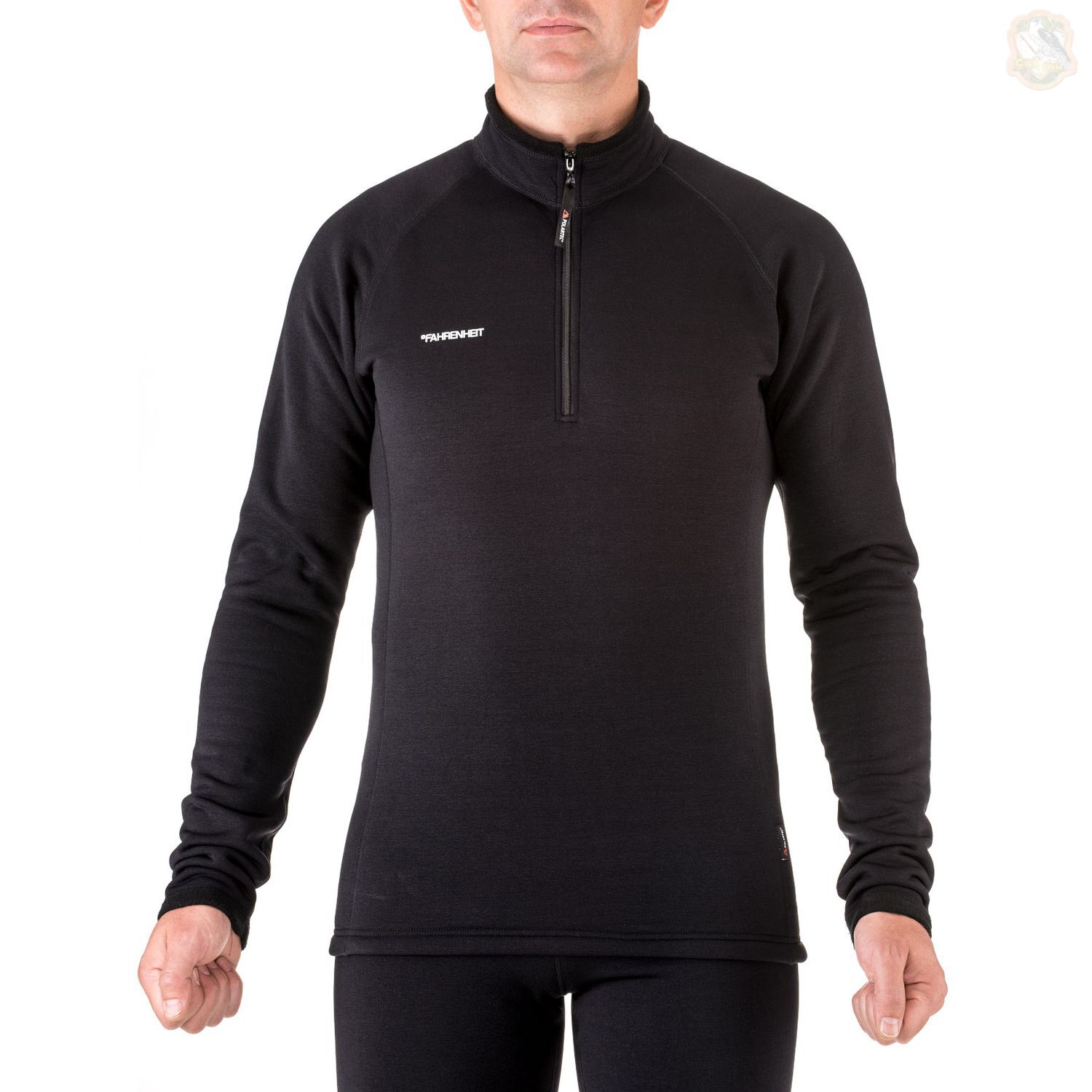 Термокофта Fahrenheit Power Stretch Pro Zip черная Фото 1
