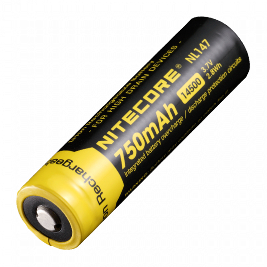 Акумулятор 14500 (750mAh) Nitecore NL147 Фото 1